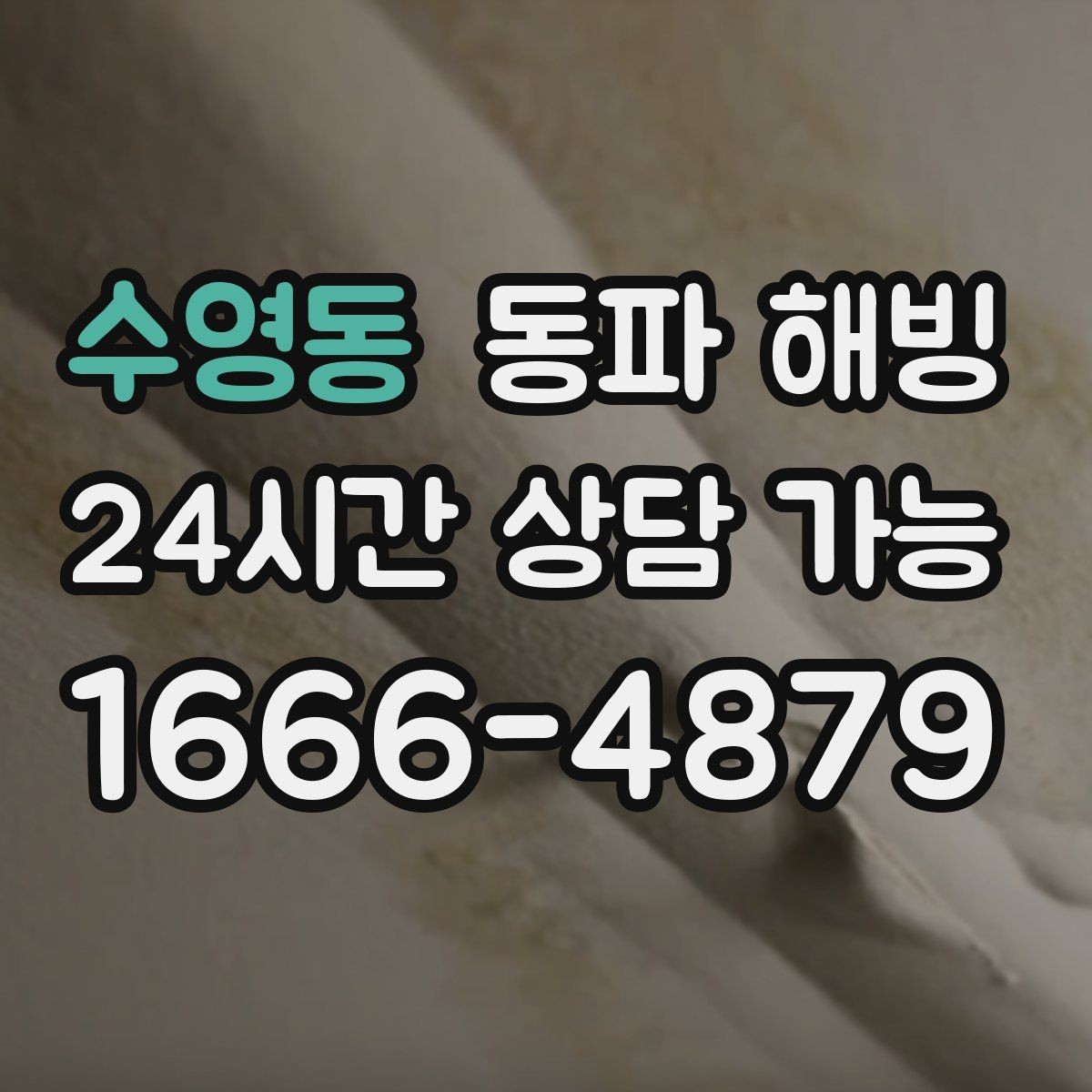 수영동 동파 해빙 급수 복구 후 세탁기 테스트 포인트