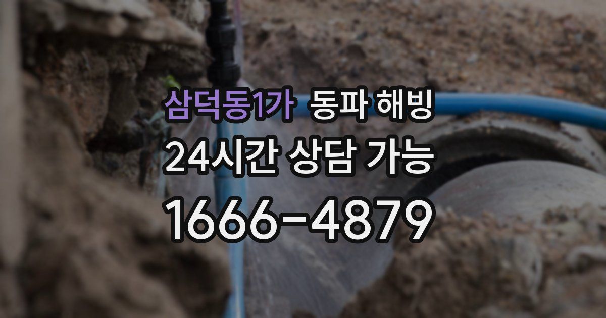 삼덕동1가 동파 해빙