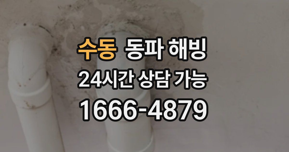 수동 동파 해빙