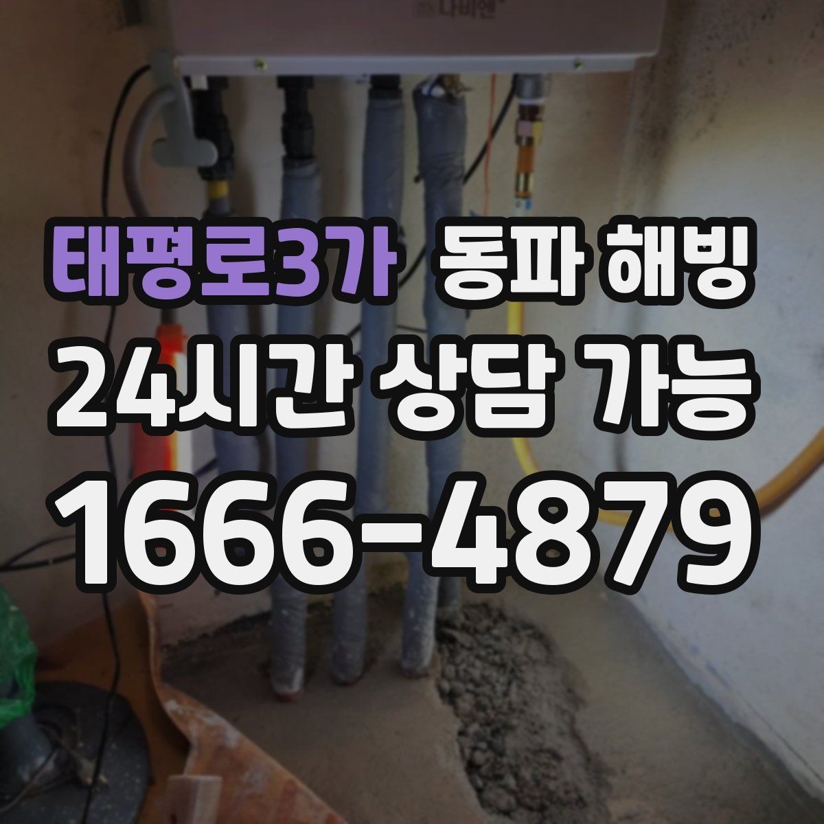 태평로3가 동파 해빙 세탁기만 막히는 결빙 패턴 정리