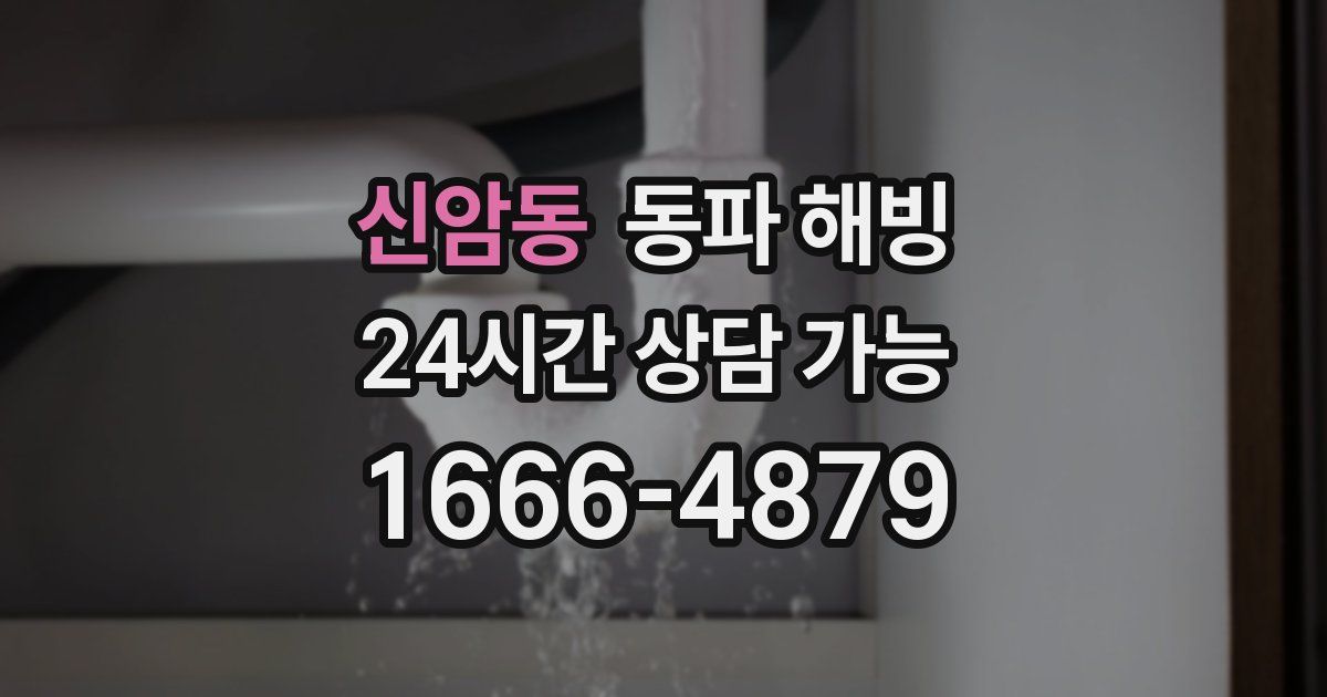 신암동 동파 해빙