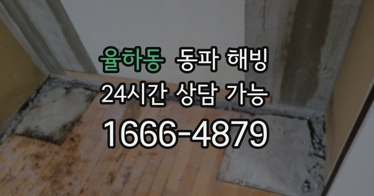 율하동 동파 해빙