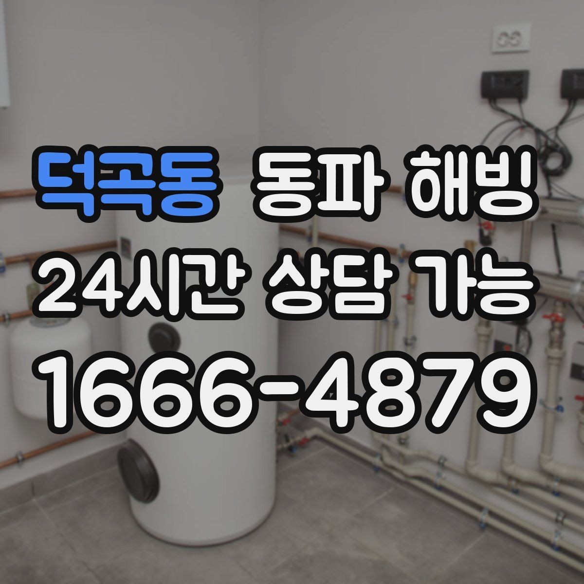 덕곡동 동파 해빙 마당 수도만 막히는 결빙 패턴 정리