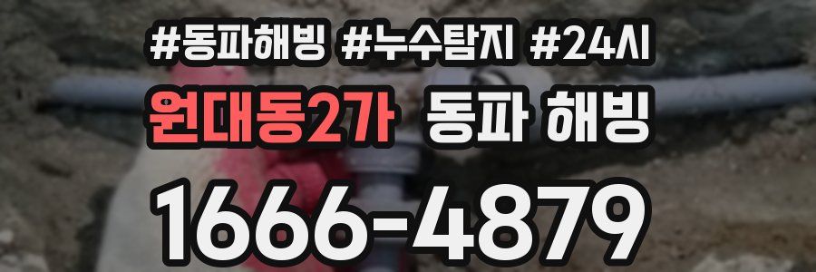 원대동2가 동파