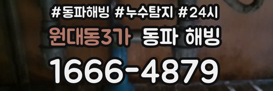 원대동3가 동파