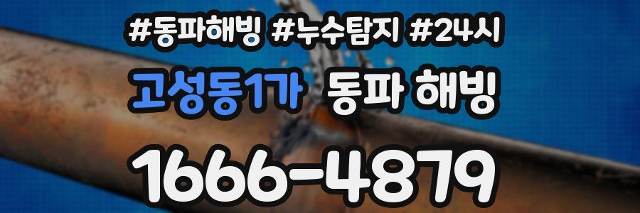 고성동1가 동파