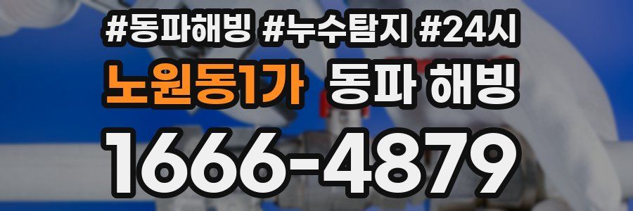 노원동1가 동파