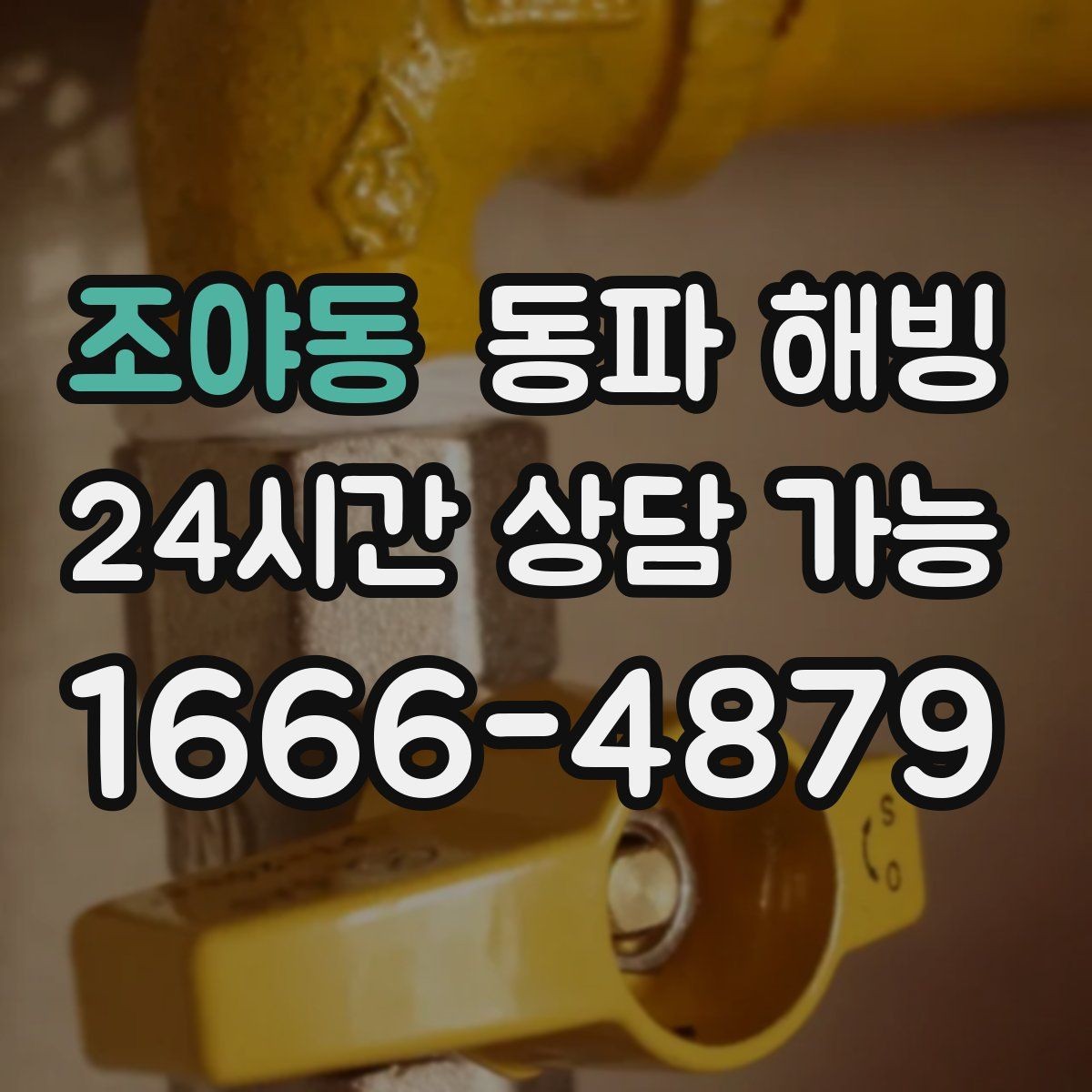 조야동 동파 해빙 불필요한 작업을 줄이는 현장 확인 기준