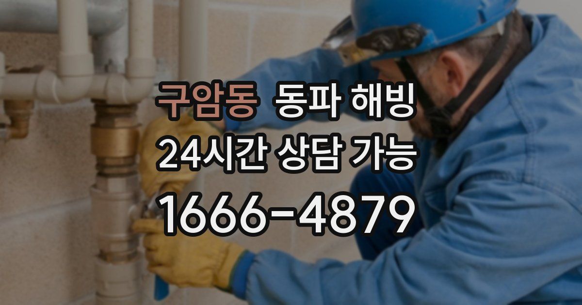 구암동 동파 해빙