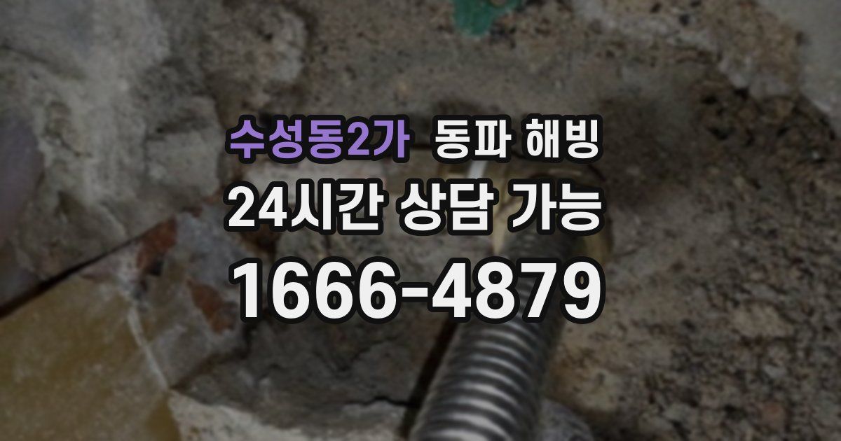 수성동2가 동파 해빙