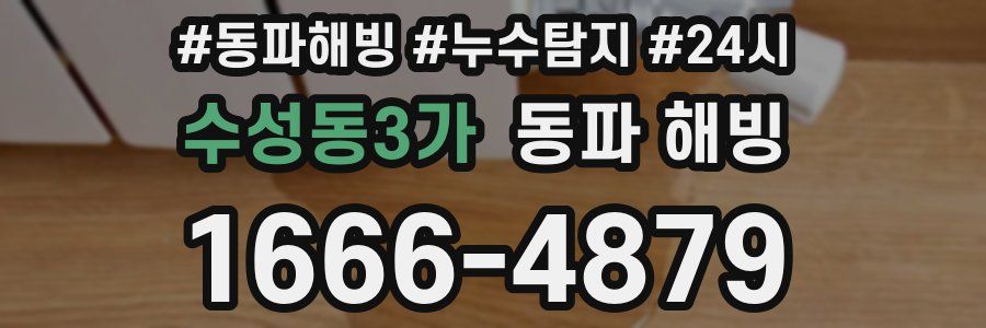 수성동3가 동파