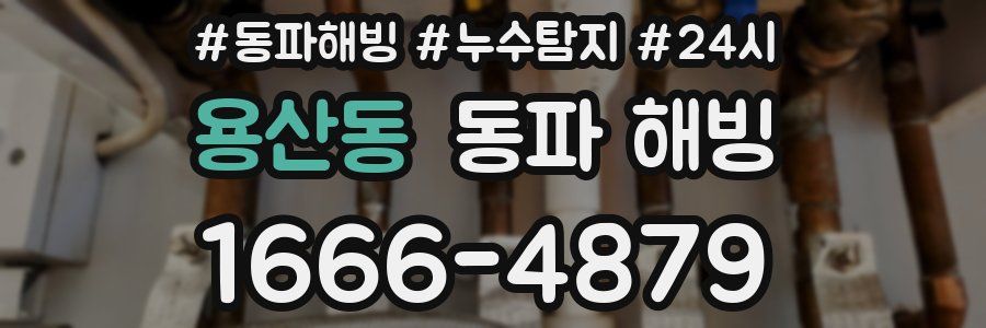용산동 동파