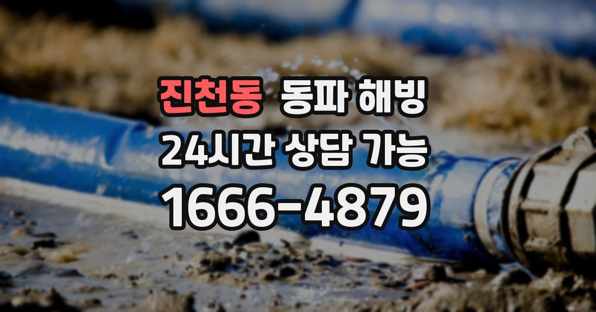 진천동 동파 해빙