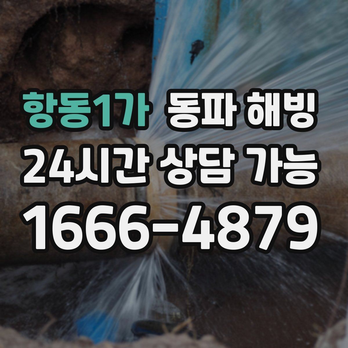 항동1가 동파 해빙 한파 예보가 뜨면 미리 점검할 곳