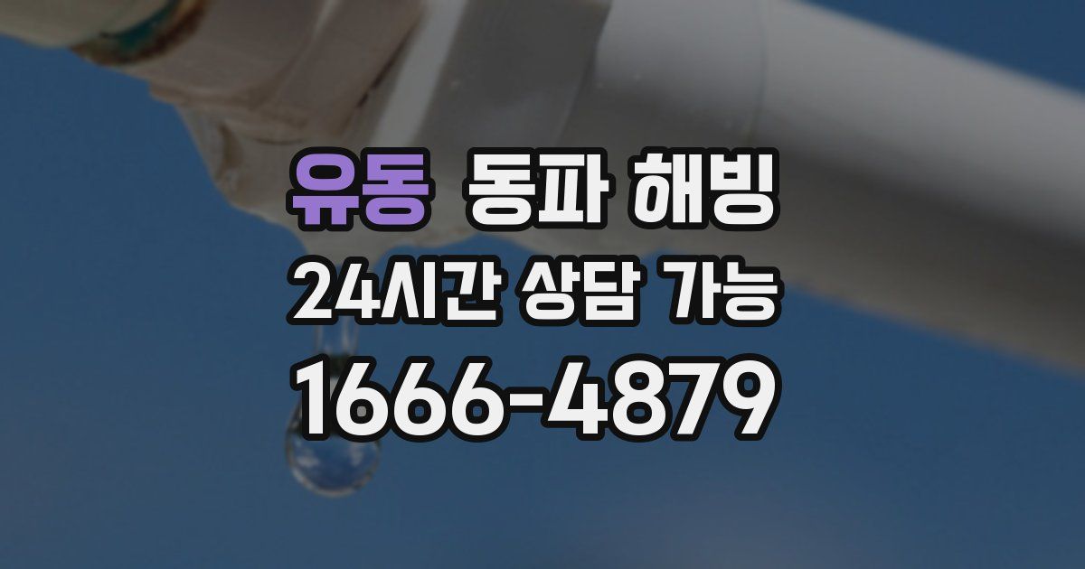 유동 동파 해빙