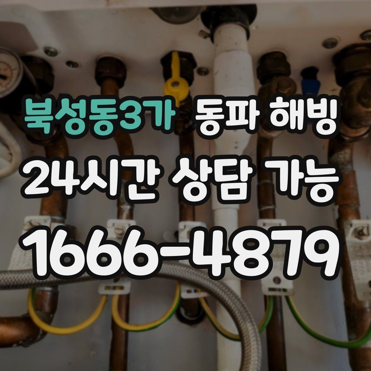 북성동3가 동파 해빙 한파 뒤 많이 생기는 결빙 위치 정리