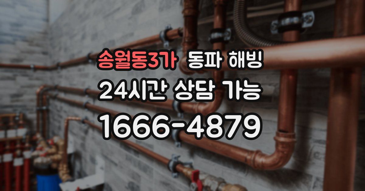 송월동3가 동파 해빙