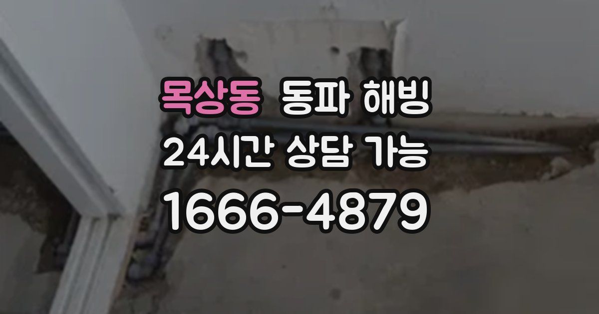 목상동 동파 해빙