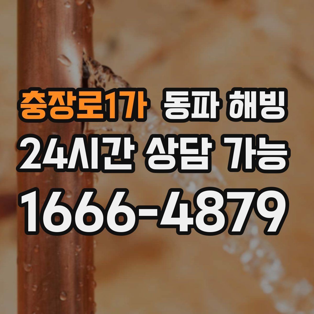 충장로1가 동파 해빙 원룸 급수 불편 원인과 점검 순서