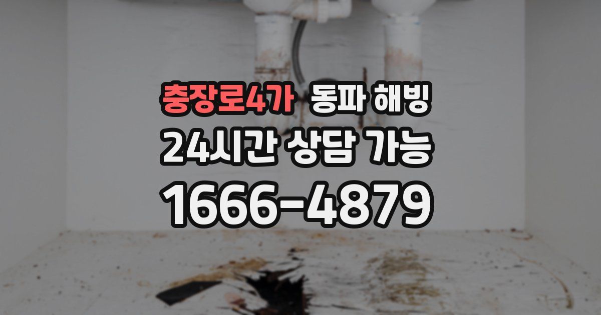 충장로4가 동파 해빙