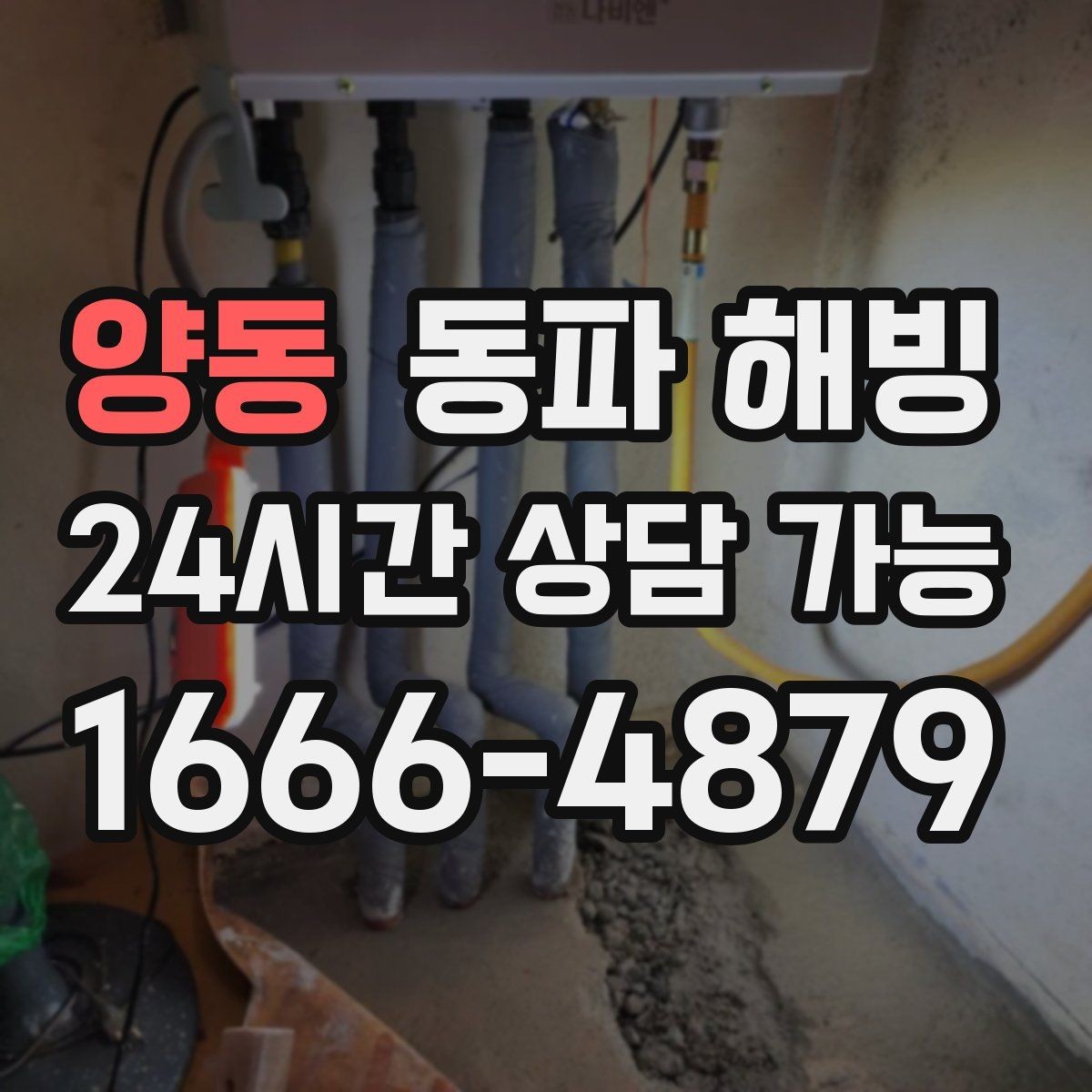 양동 동파 해빙 상담 전에 정리하면 좋은 정보 목록