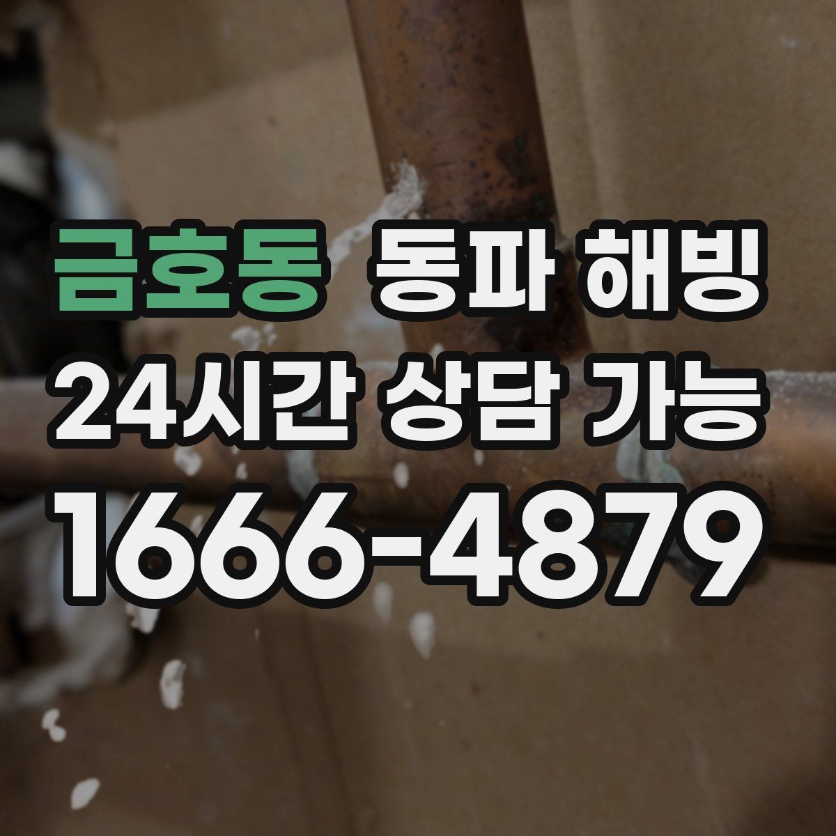 금호동 동파 해빙 이사 당일 급수 문제 대처 체크