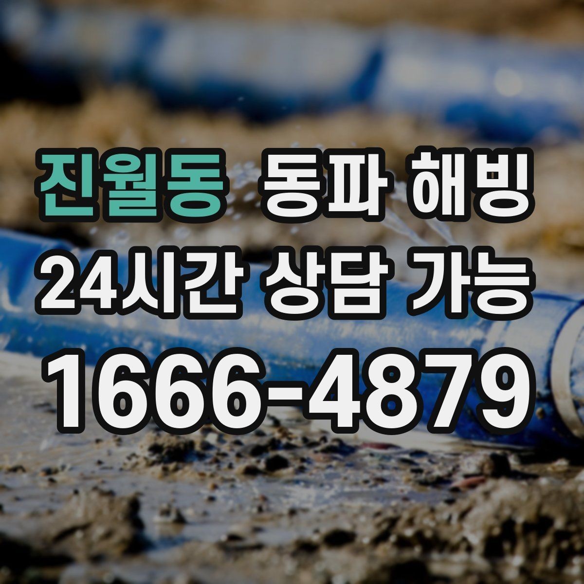 진월동 동파 해빙 물이 나왔다 멈췄다 반복될 때 점검