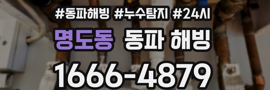 명도동 동파