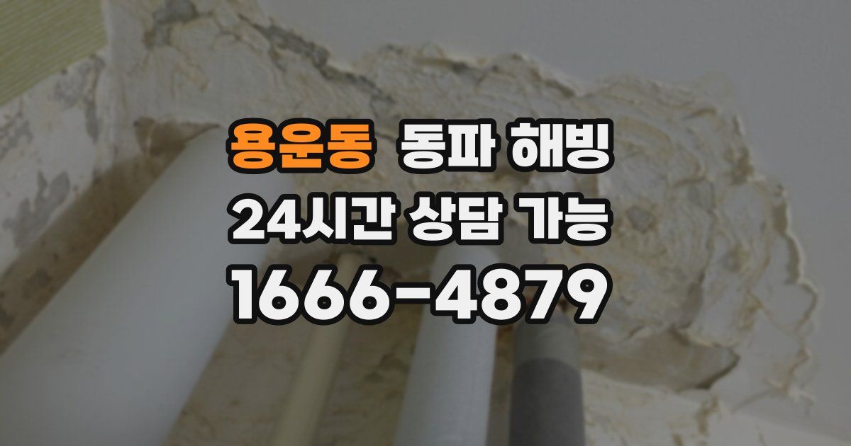 용운동 동파 해빙