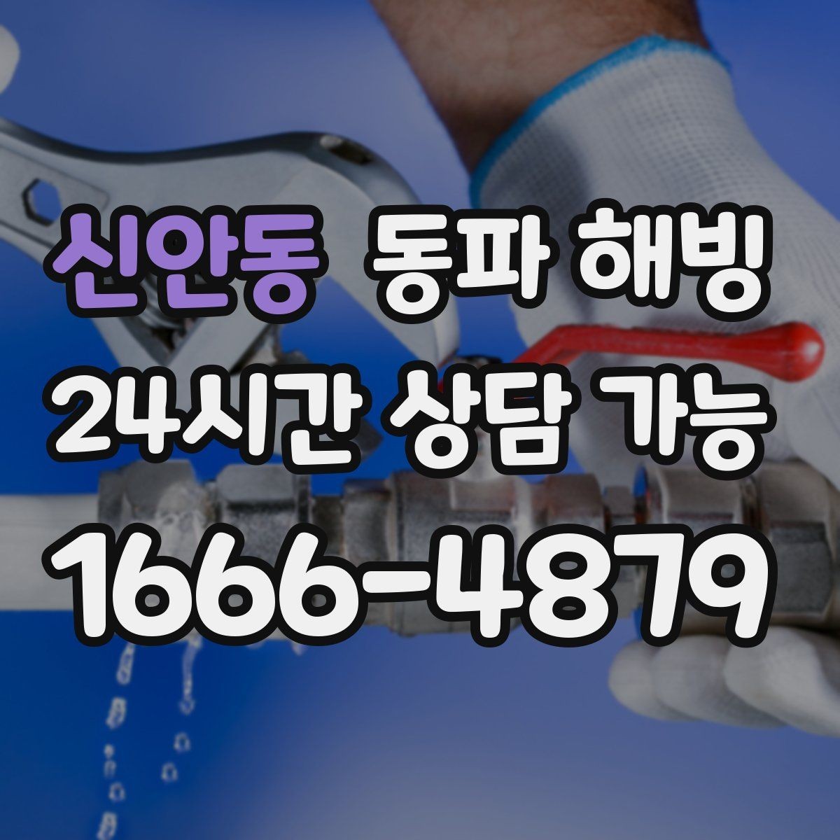 신안동 동파 해빙 마당 수도 결빙 증상별 점검
