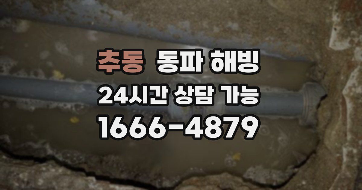 추동 동파 해빙