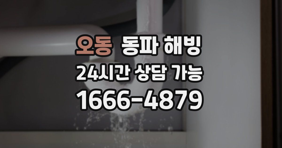 오동 동파 해빙