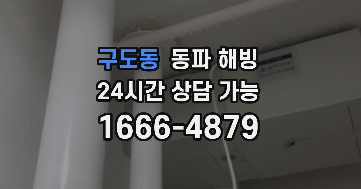 구도동 동파 해빙