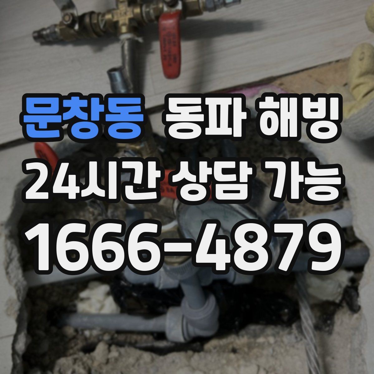 문창동 동파 해빙 급수는 되는데 온수만 약할 때 정리