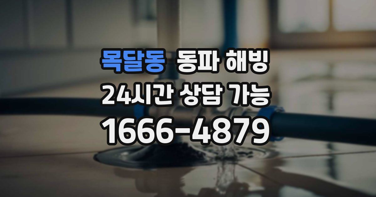 목달동 동파 해빙