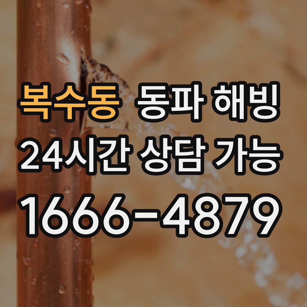 복수동 동파 해빙 결빙 구간을 빠르게 좁히는 실전 팁