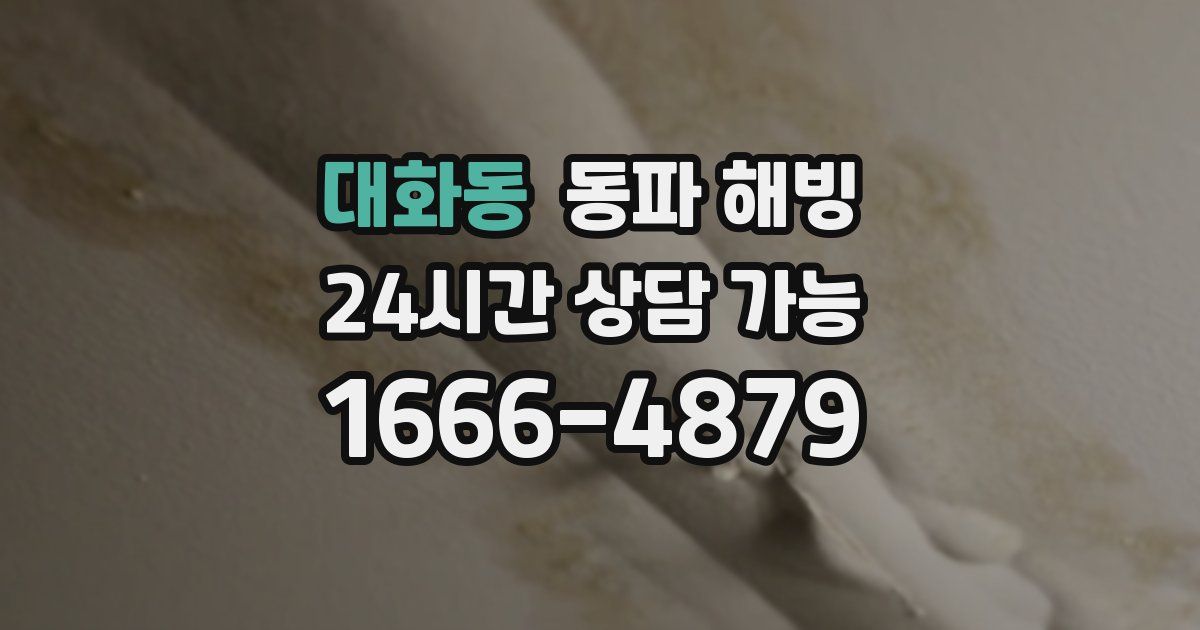 대화동 동파 해빙