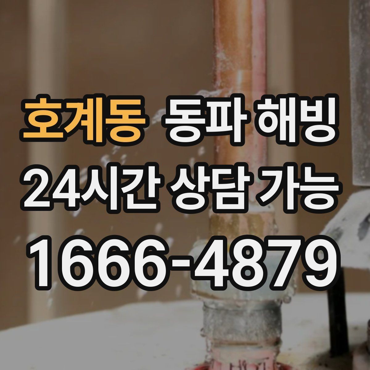 호계동 동파 해빙 겨울철 급수 문제 자주 반복되는 집 특징