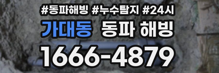 가대동 동파