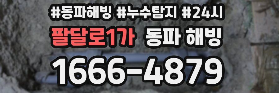 팔달로1가 동파