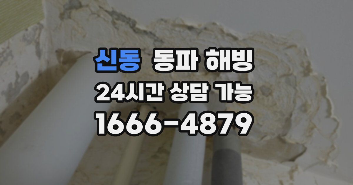 신동 동파 해빙