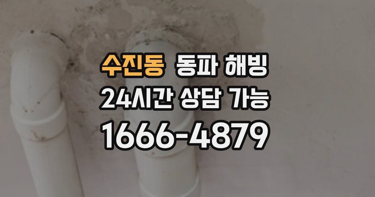 수진동 동파 해빙