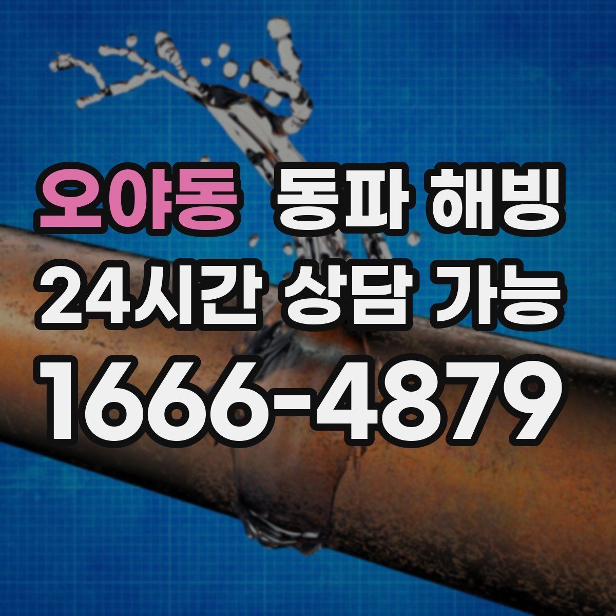 오야동 동파 해빙 온수는 되는데 찬물만 약할 때 정리