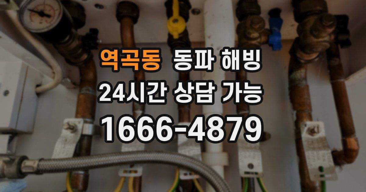 역곡동 동파 해빙