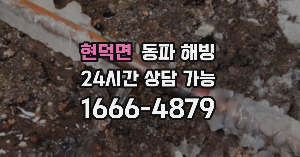 현덕면 동파 해빙