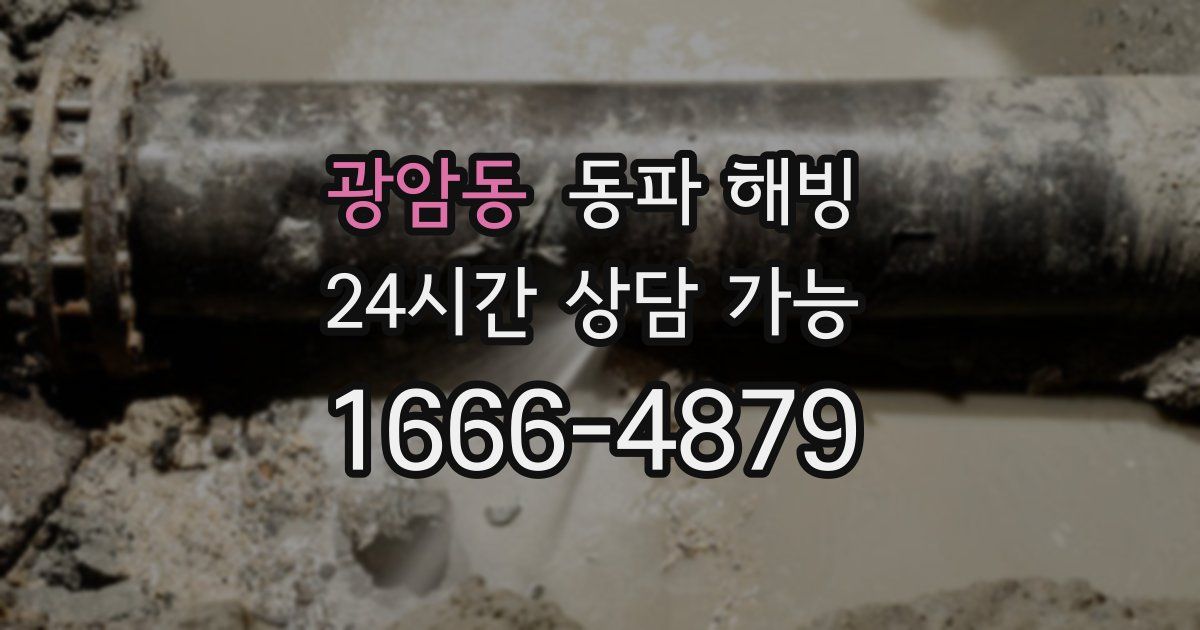 광암동 동파 해빙