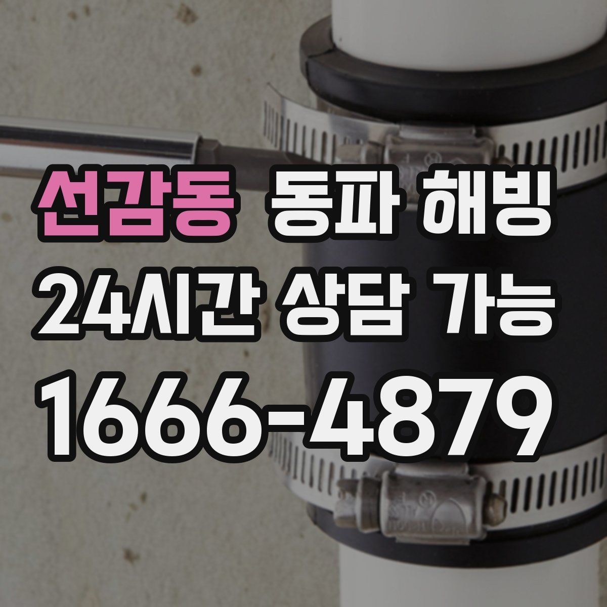 선감동 동파 해빙 복구 후 수압이 약하면 어디를 볼까