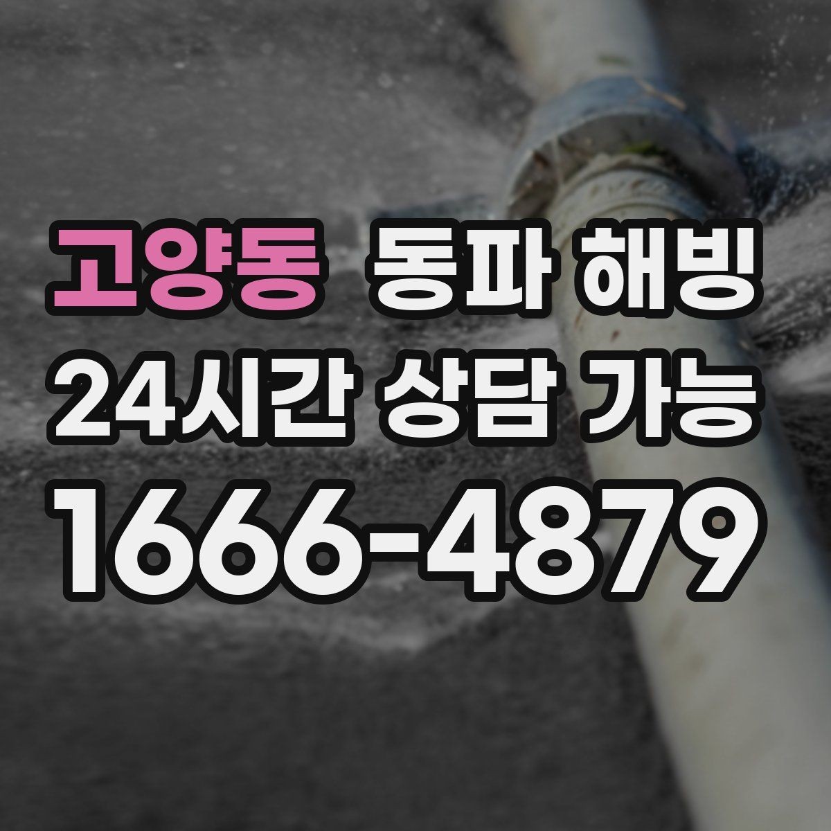 고양동 동파 해빙 복구 후 수압이 약하면 어디를 볼까