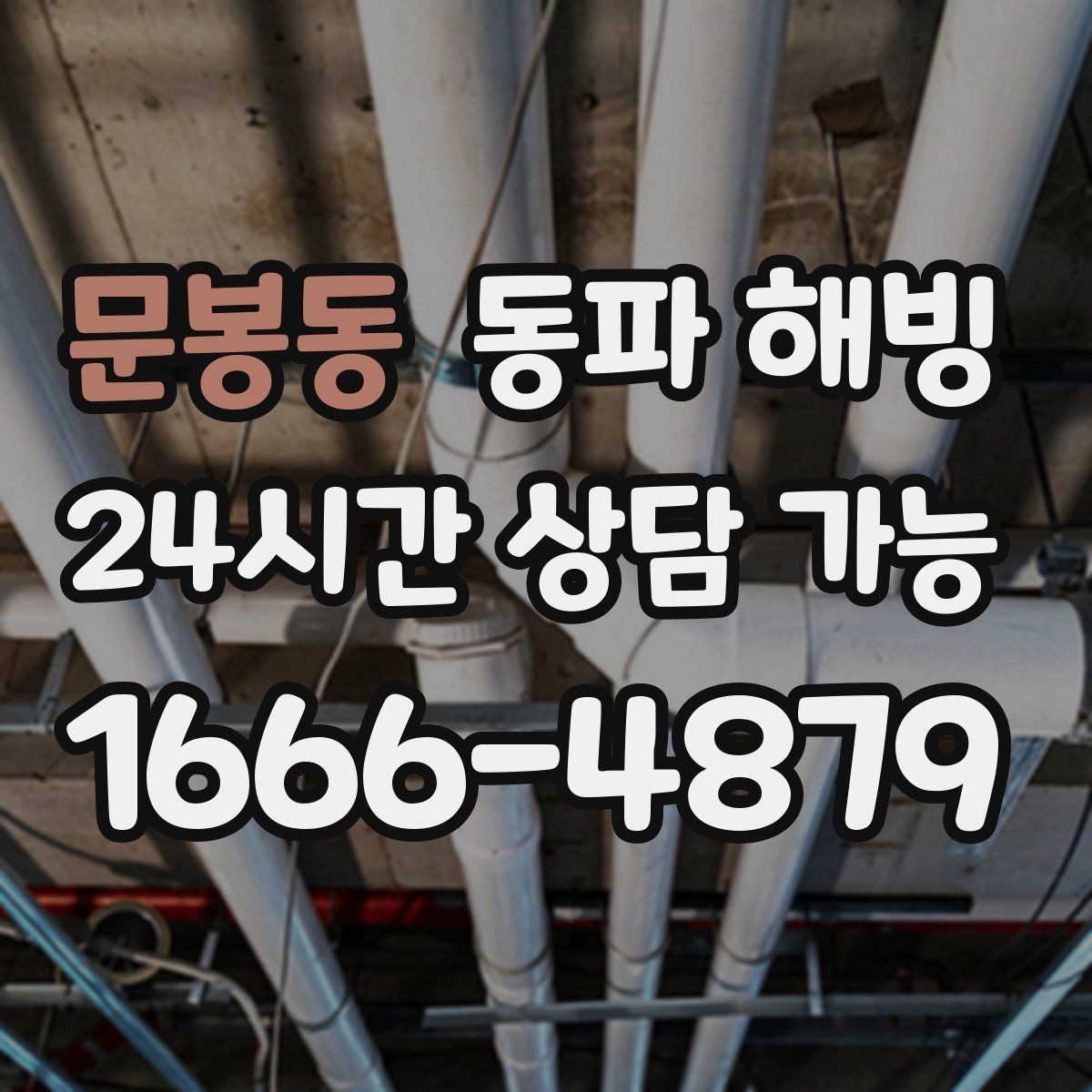 문봉동 동파 해빙 특정 구역만 물이 안 나올 때 확인