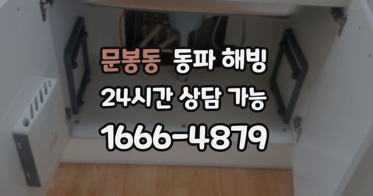 문봉동 동파 해빙